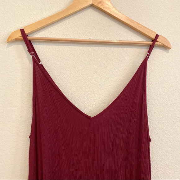 Lulus Burgundy V-Neck Maxi Dress - Picture 6 of 11